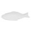 BESTONZON White Ceramic Fish Shaped Serving Platter Creative Plate for Party Snack Storage 5