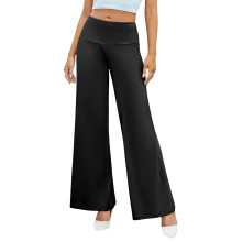 Women's yoga pants, wide-leg pants,  comfortable,-Black XL