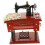 Musical Boxes for Adults Vintage Design Sewing Machine Model Dark Red 1Set 5