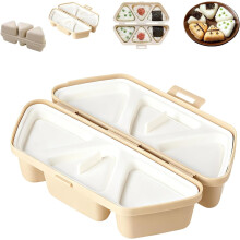 6-Cavity Onigiri Mold – Triangle Rice Ball Maker, PP,