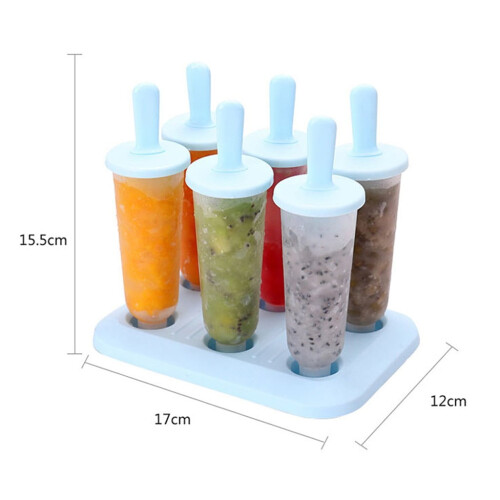 Popsicle Molds Reusable Easy-Release Ice Pop Maker 2