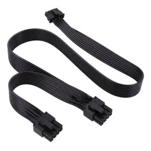 Schwarzes 12VHPWR 12+4Pin auf 8Pin-1 bis 2