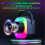 Portable Small Karaoke Machine with LED Lights 1