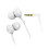 Corded Earbuds with Microphone 3.5Mm in Ear Headphone-White 1