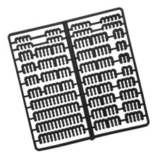 36-delige kabelkammen, dradenclips, set voor aanpasbare-Zwart
