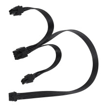 Flexibele PVC 12VHPWR 16-pins naar 8-pins voedingskabel-1 tot 3