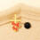 Stylish Brooch Multifunctional Accessory Beautiful Ribbon-Red 5
