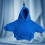 Hoodie Shaped Keychain Stress Reliever With Practical-Blue 5