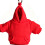 Hoodie Shaped Keychain Stress Reliever With Practical-Blue 6