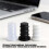 Multipurpose 3.5mm Port Protectors Blocks Dusts From-White 3