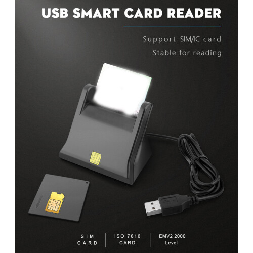 Intelligenter USB2.0-Kartenleser mit schneller-USB A 1