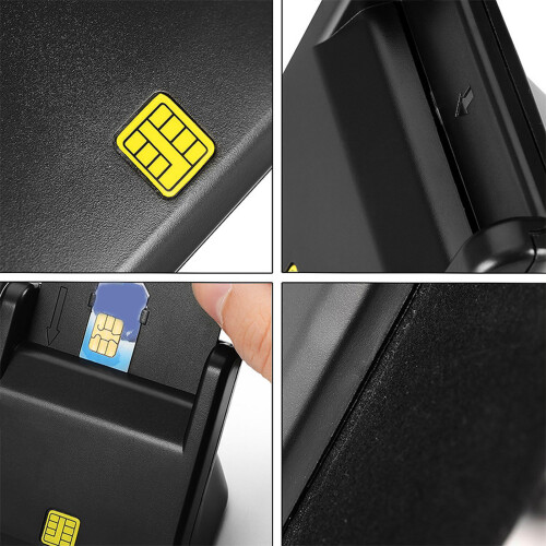 Intelligenter USB2.0-Kartenleser mit schneller-USB A 2