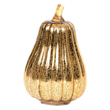 Mercury Glass Pumpkin Light LED 6.4 inch Battery Operated
