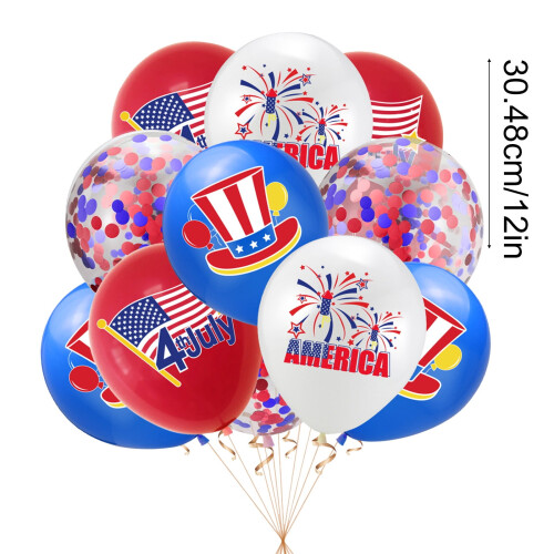 USA Independence Day Balloon Set Rubber 10 pcs 2
