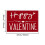 Valentine's Day Table Mats Linen Heat-Resistant 4 Pack 3
