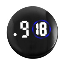 Car Dashboard Clock - Digital Stick-On, ABS, 4x4cm