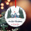 Personalized Glass Christmas Ornament for Newlyweds 5