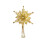 Christmas Tree Topper Mini Silver Star Metal Glitter 2