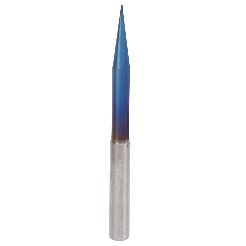 5Pcs 2 Flute V-Carving Bits 4mm Shank