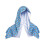Quick Drying U Shape Cooling Towel For Soccer-light blue 1