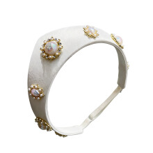 Cosplay-Stirnbänder, elisabethanisches Haar-Accessoire für-Weiß