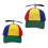 Two Trendy Rainbow Colored Helicopter Caps With-2pics 1