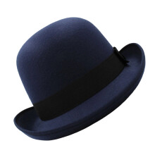 Schwarzer Gürtel-Eimerhut, Unisex,-Marineblau