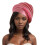 Decoratieve barethoed met 3D-bloem overdreven plastic-roze 1