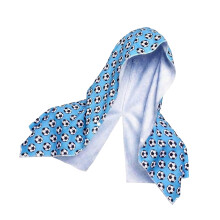 Adjustable Neck Gaiter Sweat Cloth Chill Cooling-light blue