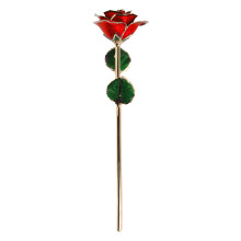 Konservierte Rose 24K Goldbeschichtet rotes Harz Geschenk