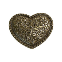 Boucle de ceinture Punk de-Sculpture d'amour en bronze