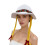 Chapeau tressé à la mode pour représentations théâtrales,-Blanc 1