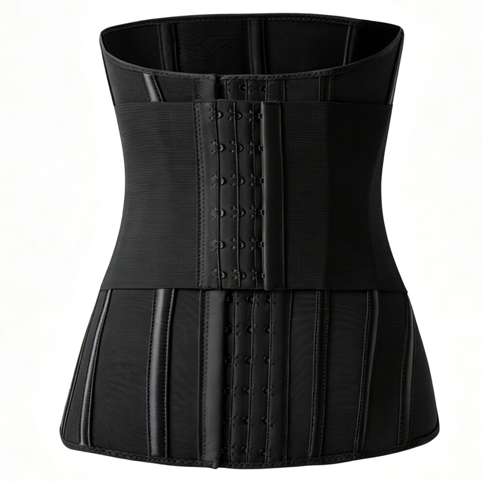 Durable Nylon Waist Shaper Belt Machine Washable Waist-Black XS