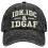 Adjustable Fit Cotton Baseball Hat Breathable Hiking Cap-Black 1