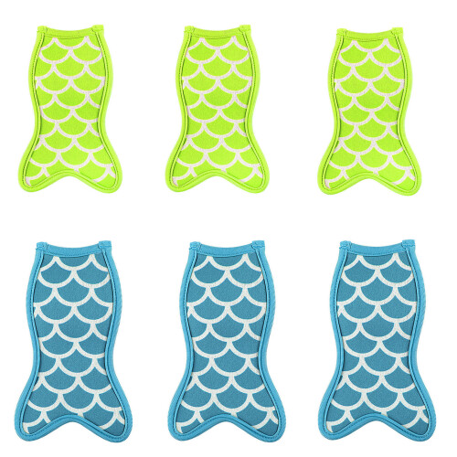 Porte-bâtons à glace en forme de-Bleu fluorescent fluorescent