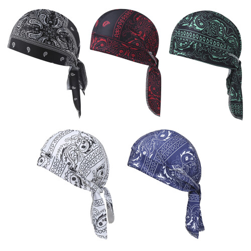 Chemo Head Cover Beanies Headwrap Hairwrap-five piece set