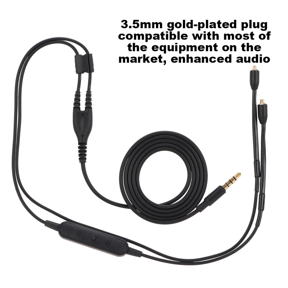 Braided Earphone Cord For Ue900 Se846 Black 7790334759905