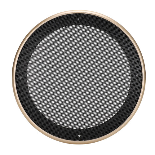 Decorative 8in Speaker Grille Pair Metal 1