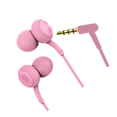 3.5Mm Computer Headset with Microphone In Ear Gaming-pink