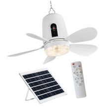 16,5 inch draagbare afstandsbedieningen ventilatorlicht met-15W