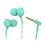 Corded Earbuds In-Ear Headphone with Microphone Corded-Blue 1