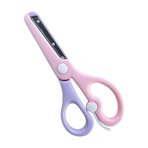 Safety Scissors Plastic Rounded Tips 5.4 Inch 3 Colors 1