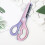 Safety Scissors Plastic Rounded Tips 5.4 Inch 3 Colors 5