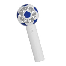 Portable Football Theme USB Desk Fan 3 Wind Mode Type C-Blue