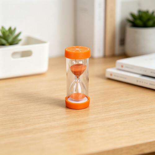 Sand Clock For Precise Timing In Kitchen 3 Minutes-orange1 2
