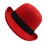 Victorian Style Jazz Era Cabaret Hat Lightweight-Bigred 1