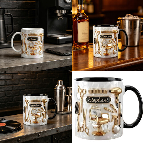 Tasse à boire sans danger pour micro-ondes, poignée-Noir 2