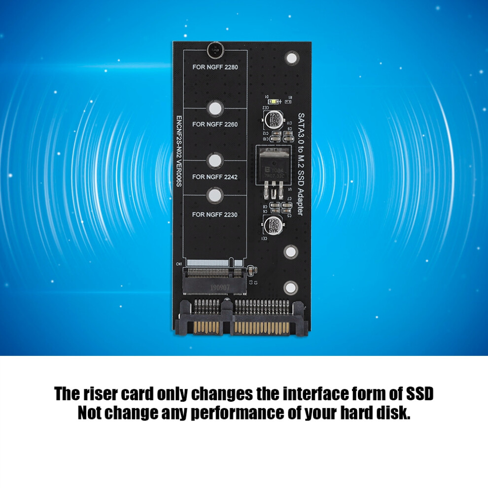 Ngff To Sata 22Pin Ssd Adapter Card 7790334629345