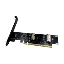 Ruimtebesparende PCIe 5.0 naar MCIO-adapter voor strakke