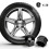 20 Pack Hub Nut Dust Covers Black 1